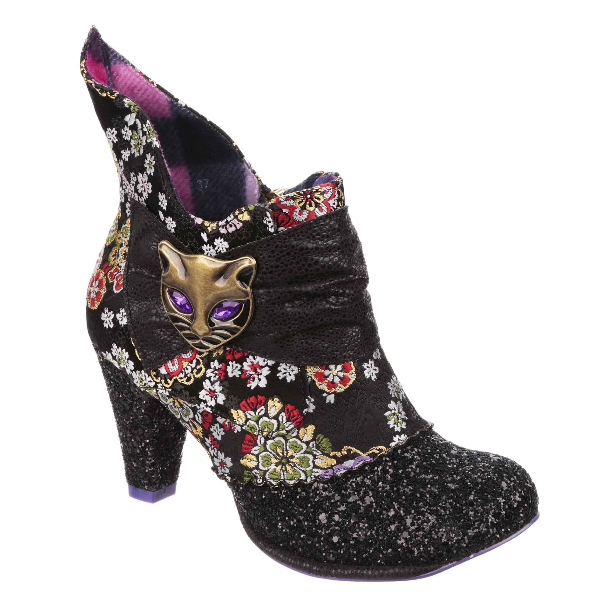 Irregular choice clearance miaow blue