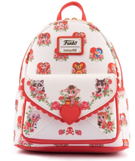 Loungefly Disney Chip and Dale Snackies All-Over-Print Mini Backpack