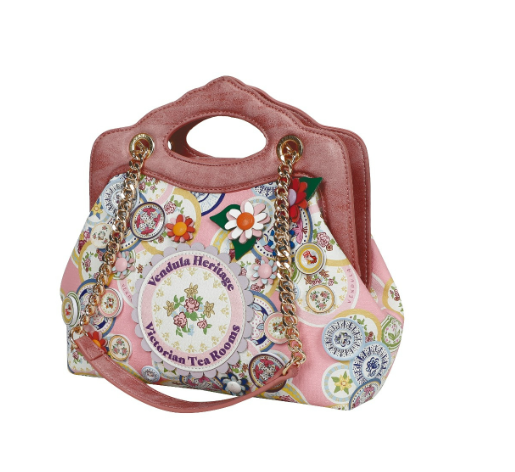 PREORDER Vendula Heritage Victorian Tea Rooms Small Ornate Handle Bag