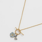 Fable England Butterfly and Flower Necklace