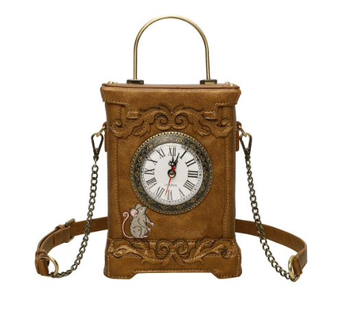 PREORDER Vendula Tick Tock Clock Shop Carriage Clock Bag