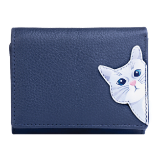 Mala Cleo the Cat Small Tri Fold Purse