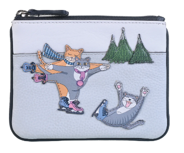 Mala Skating Cats Coin Purse