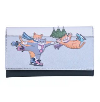 Mala Skating Cats Matinee Purse