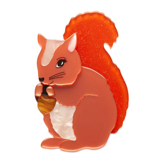 Erstwilder Fleur Harris Cheeky Squirrel Brooch