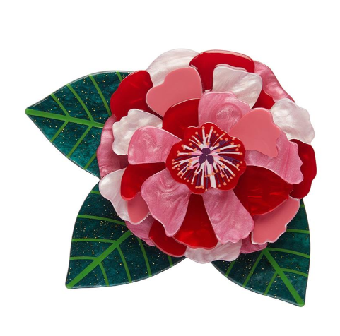 Erstwilder Jocelyn Proust Classic Camellia Brooch