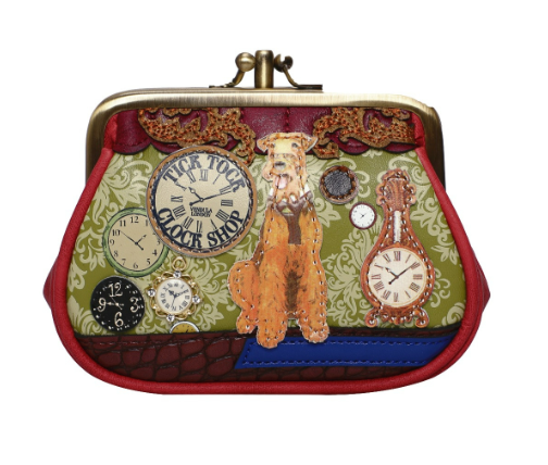 Vendula Tick Tock Clock ShopClipper Coin Purse