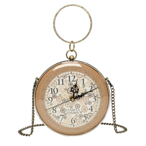 Vendula Tick Tock Clock Shop Pocket Watch Bag