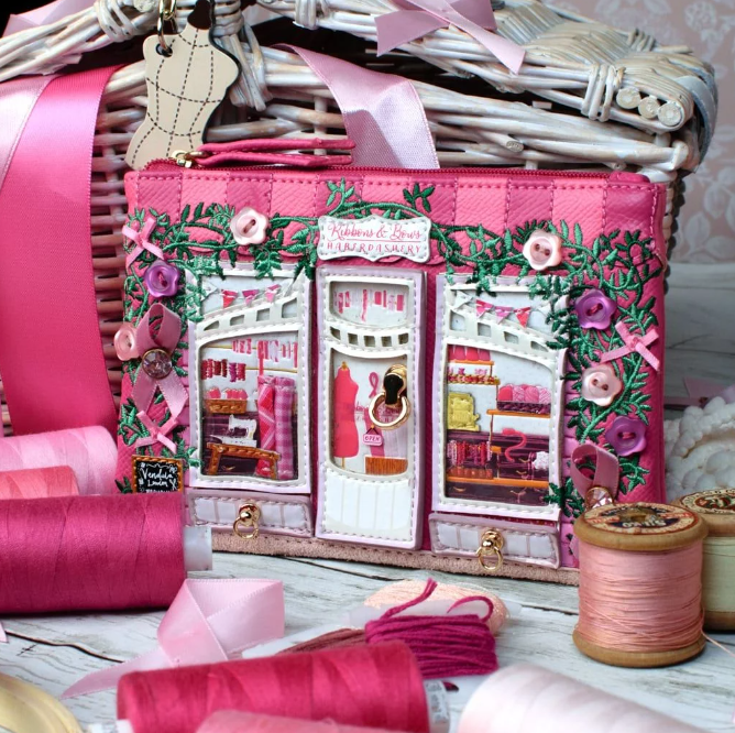 Vendula Pink Flower Shop Heart Coin Purse – Shoe Fun