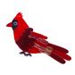 Erstwilder Jocelyn Proust Crimson Cardinal Brooch