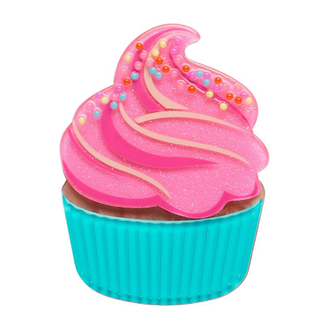 Erstwilder Katherine Sabbath Iced Cupcake Brooch