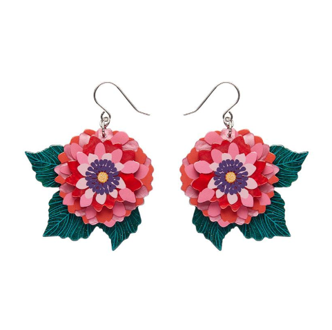 Erstwilder Jocelyn Proust Dazzling Dahlia Drop Earrings