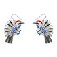 Erstwilder Jocelyn Proust Wondrous Woodpecker Drop Earrings