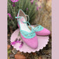 The Vibe is Enchanted in Lilac Pink with Aqua