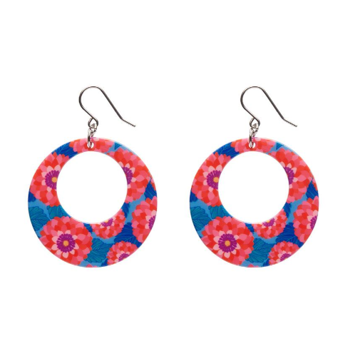 Erstwilder Jocelyn Proust Dahlia Circle Drop Earrings