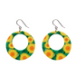 Erstwilder Jocelyn Proust Sunflower Circle Drop Earrings