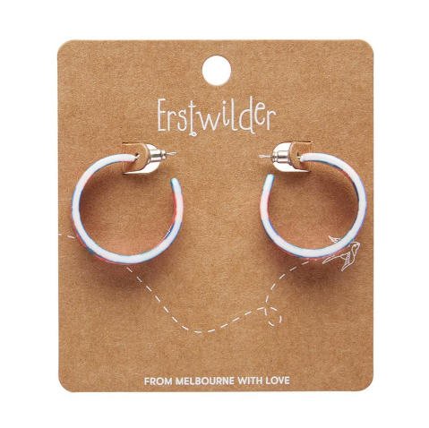 Erstwilder Jocelyn Proust Dahlia Hoop Stud Earrings