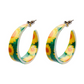 Erstwilder Jocelyn Proust Sunflower Hoop Stud Earrings