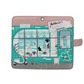 PREORDER Vendula Bubble Cats Laundromat Universal Flip Phone Wallet