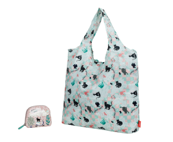 PREORDER Vendula Bubble Cats Laundromat Folding Shopper and Purse