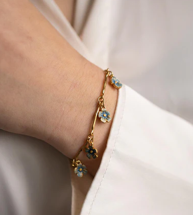 Fable England Forget Me Not Bracelet