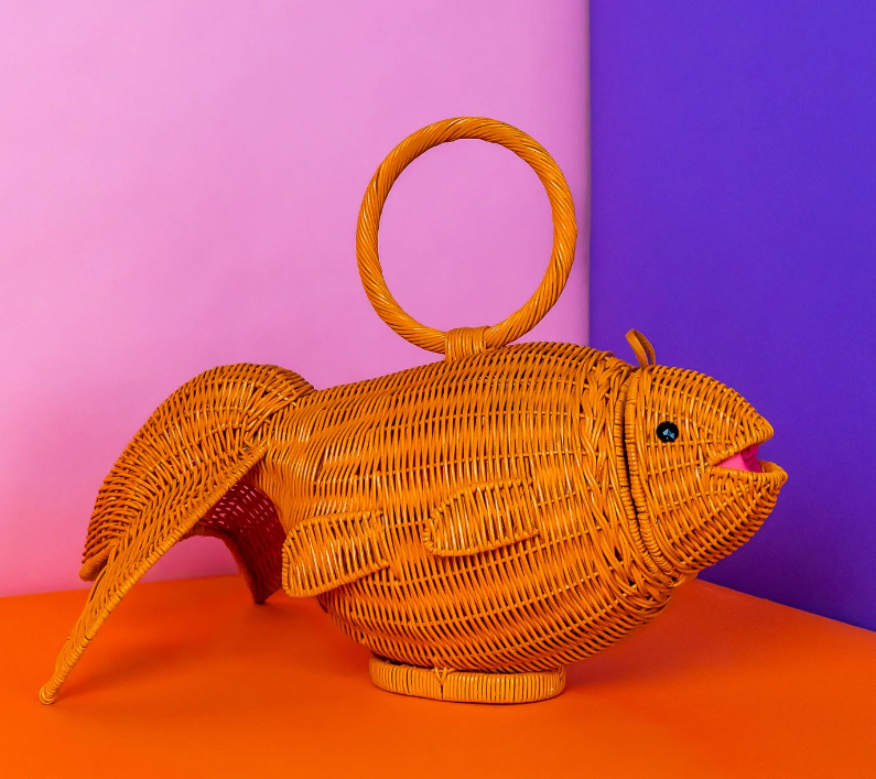 Wicker Darling Wanda the Goldfish