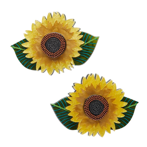 Erstwilder Jocelyn Proust Sunshine and Smiles Hair Clips Set 2 Piece