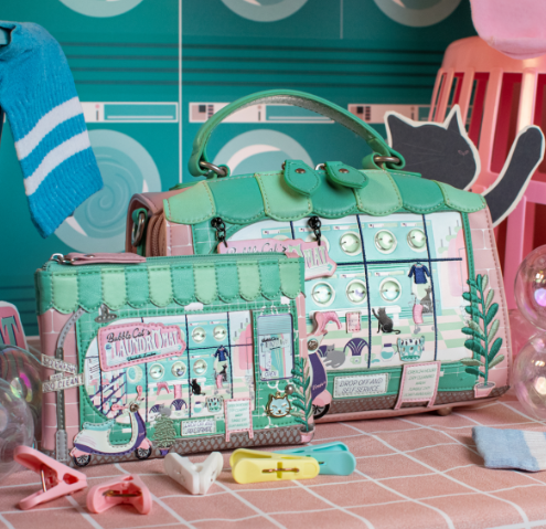 PREORDER Vendula Bubble Cats Laundromat Hollis Bag