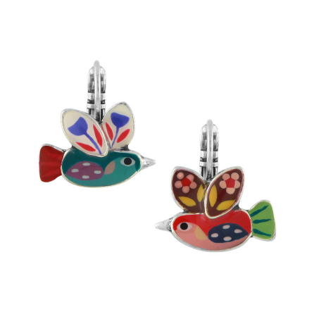 Taratata In The Clouds Drop Earrings Red