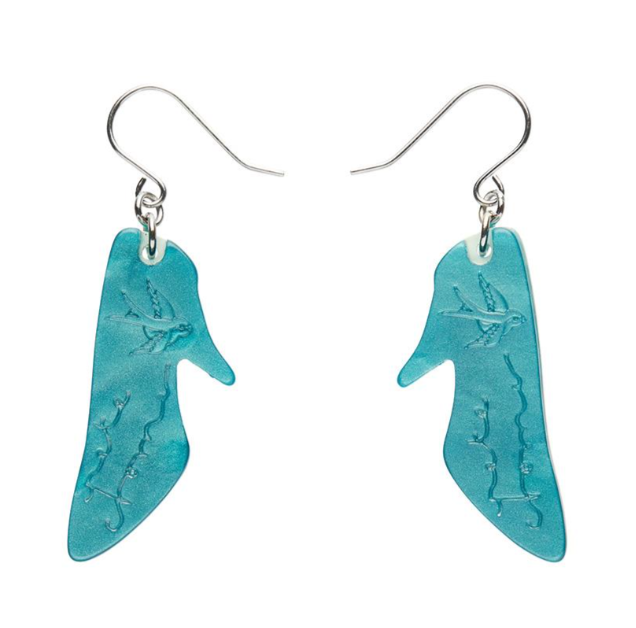 Erstwilder Pete Cromer Fairy Tales If The Shoe Fits Drop Earrings