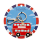 Erstwilder London Calling Double Decker Enamel Key Ring