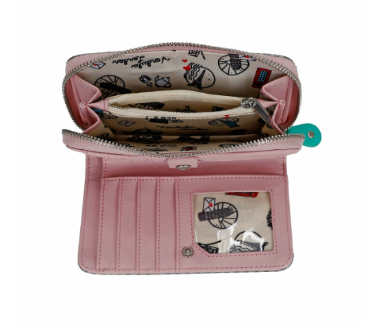 PREORDER Vendula Bubble Cats Laundromat Medium Ziparound Wallet