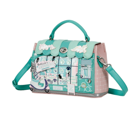 PREORDER Vendula Bubble Cats Laundromat Mini Grace Bag