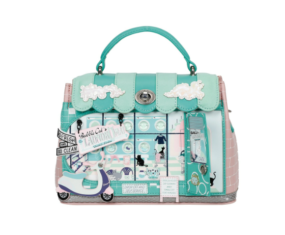 PREORDER Vendula Bubble Cats Laundromat Mini Grace Bag