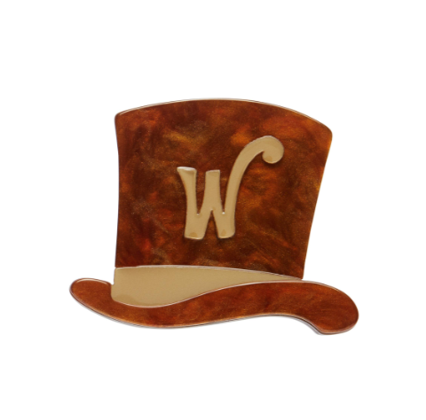 Erstwilder Mr Wonkas Hat Mini Brooch