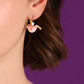 Taratata Pia Pia Drop Earrings Pink