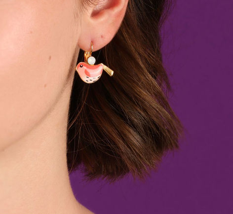 Taratata Pia Pia Drop Earrings Pink