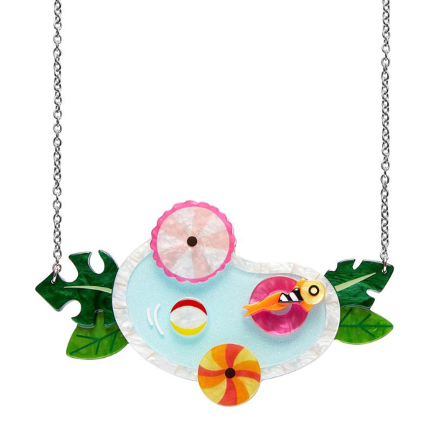 Erstwilder Atomic Abode The Pool Party Necklace