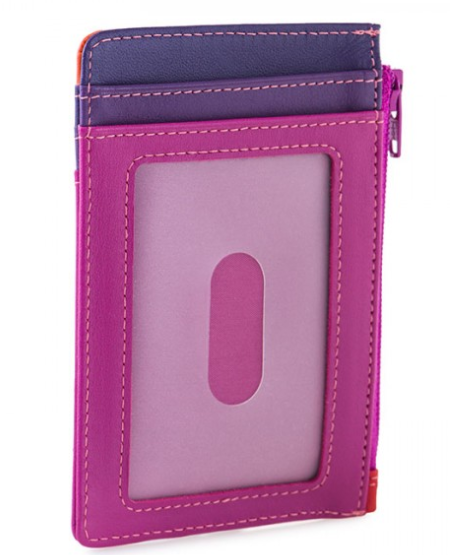 Mywalit Credit Card Holder with Coin Purse Sangria