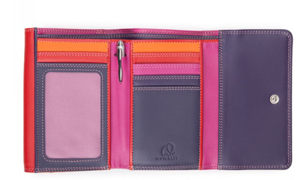 Mywalit Double Flap Wallet Sangria