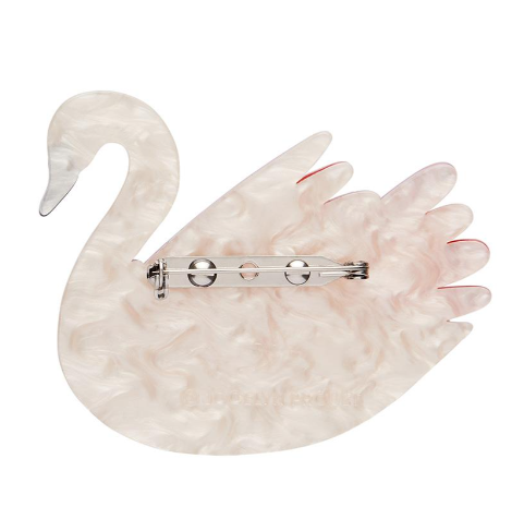 Erstwilder Jocelyn Proust Serene Swan Brooch