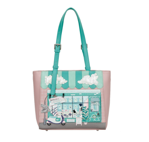 PREORDER Vendula Bubble Cats Laundromat Shopper Bag