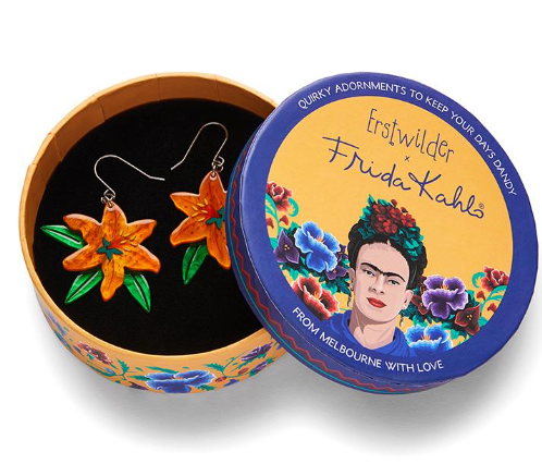 Erstwilder Frida Kahlo Strange as You Drop Earrings