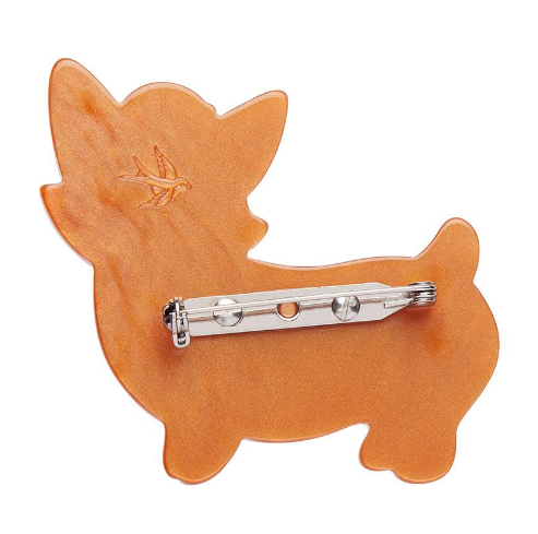 Erstwilder London Calling Susan the Corgi Brooch