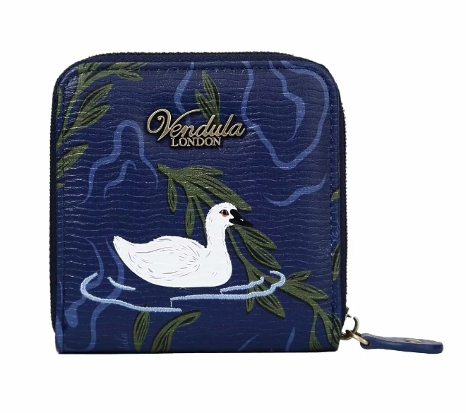 Vendula Animal Park Black Swan Square Wallet