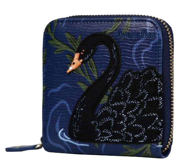 Vendula Animal Park Black Swan Square Wallet