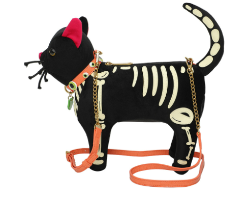 PREORDER Vendula I Scream Parlour Skeleton Vinnie the Cat Bag