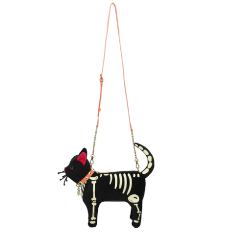 PREORDER Vendula I Scream Parlour Skeleton Vinnie the Cat Bag