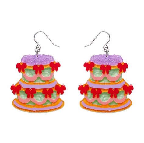 Erstwilder Katherine Sabbath Vintage Dreams Showstopper Cake Drop Earrings