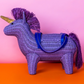 Wicker Darling Virginia the Purple Unicorn